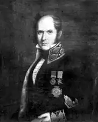 Portrait of a middle-aged man in uniform