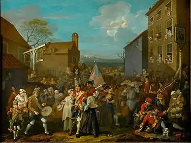 Hogarth's March of the Guards to Finchley