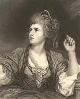 Sarah Siddons, 1835, after Joshua Reynolds