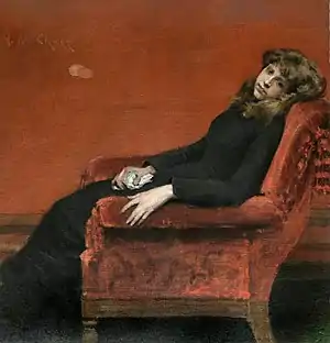 The Young Orphan or At Her Ease, 1884, National Academy of Design, New York