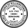Official seal of Williamstown, Massachusetts