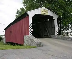Willow Hill Covered Bridge in East Lampeter Township