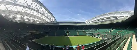 Image 41Centre Court at Wimbledon in May 2019 (from Wimbledon Championships)