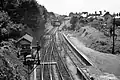 The railway near Chesil Station in August 1960