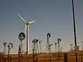 Windmills at American Wind Power Center in Lubbock