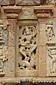 Window art and relief work at the Bhoganandeeshvara temple complex