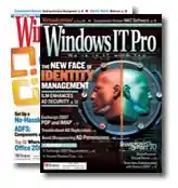 Cover of Windows IT Pro magazine