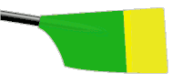 Image showing the rowing club's blade colours