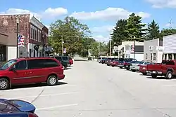 Looking on the main street of Winnebago