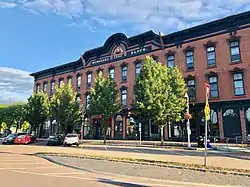 The Winooski Block (1867) in downtown Winooski