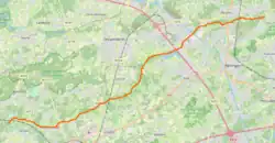 Map of Winterbeek in Beringen, Belgium