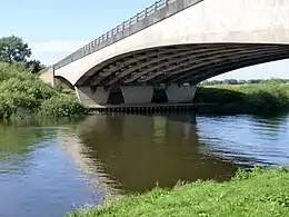 Winthorpe Bridge carrying Bypass over River Trent