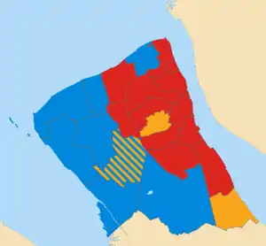 2010 results map