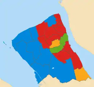 2019 results map