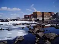 A dam in Stevens Point