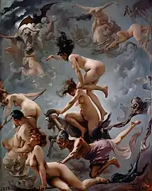 Witches going to their Sabbath (1878), by Luis Ricardo Falero.