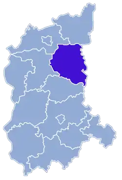 Location within the voivodeship