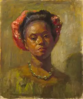 Woman from the West Indies, 1891, Brittany, France.