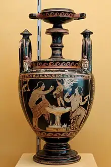 Lebes Gamikos, for weddings, c. 340 BC