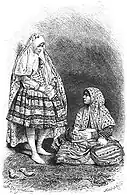 Women from Shiraz, by Dieulafoy in 1881