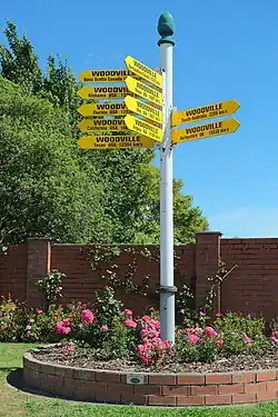 Woodville fingerpost