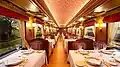 Interior of Maharajas' Express