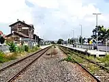 The Rheinhessen Railway in Pfeddersheim station
