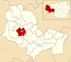 Worsley Mesnes ward within Wigan Metropolitan Borough Council