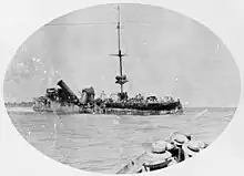 Image 50The wrecked German raider Emden (from History of the Royal Australian Navy)