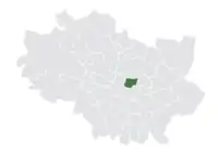 Location of Nadodrze in Wrocław