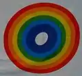 Circular Rainbow Flag of Wu-Wo Tea Ceremony