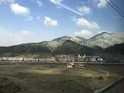 The town of Wufushan in the January 2016 East Asia cold wave