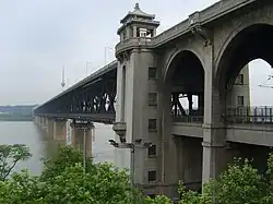 Wuhan Yangtze River Bridge, the first bridge crossing Yangtze, was completed in 1957.