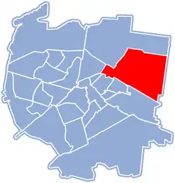 Location of Wygoda within Białystok