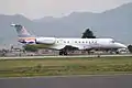 A FlyMex Embraer ERJ-135LR (XA-AMM) at Toluca International Airport.