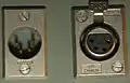 Male and female XLR4 panel connectors