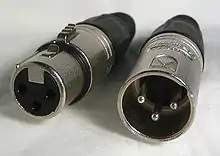 Neutrik XLR Cable connectors.
