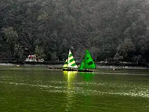 Yachts in Naini Lake