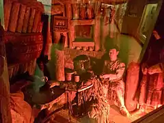 A Yakut shaman performs a healing rite in this diorama