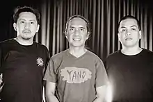 Yano, from left to right : Jan Najera, Eric Gancio, Charlie Comendador