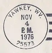 Yawkey postmark