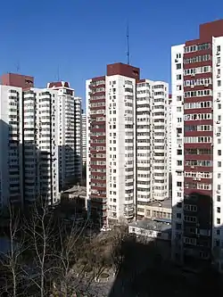 The Anhuili residential district in Yayuncun, northeast of Anhui Bridge, 2007