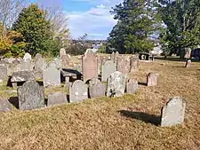 View of the rear part of the Burying Ground.