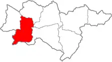 Location in the Yekaterinoslav Governorate