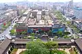 View of Yinchuan looking east from top of Chengtian Temple Pagoda.