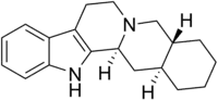 Stereo structural formula of yohimban