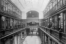 1885 view of interior of Yonge St Arcade
