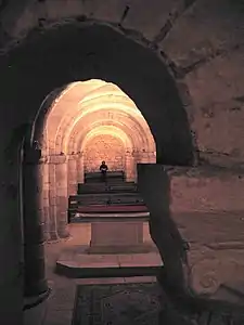 ambulatory of the crypt