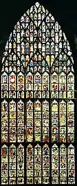 The Great East Window of York Minster, "Apocalypse" (1405–1408) in the Perpendicular style