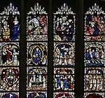 York Minster, detail from the Great East Window, "Apocalypse" (1405–1408)